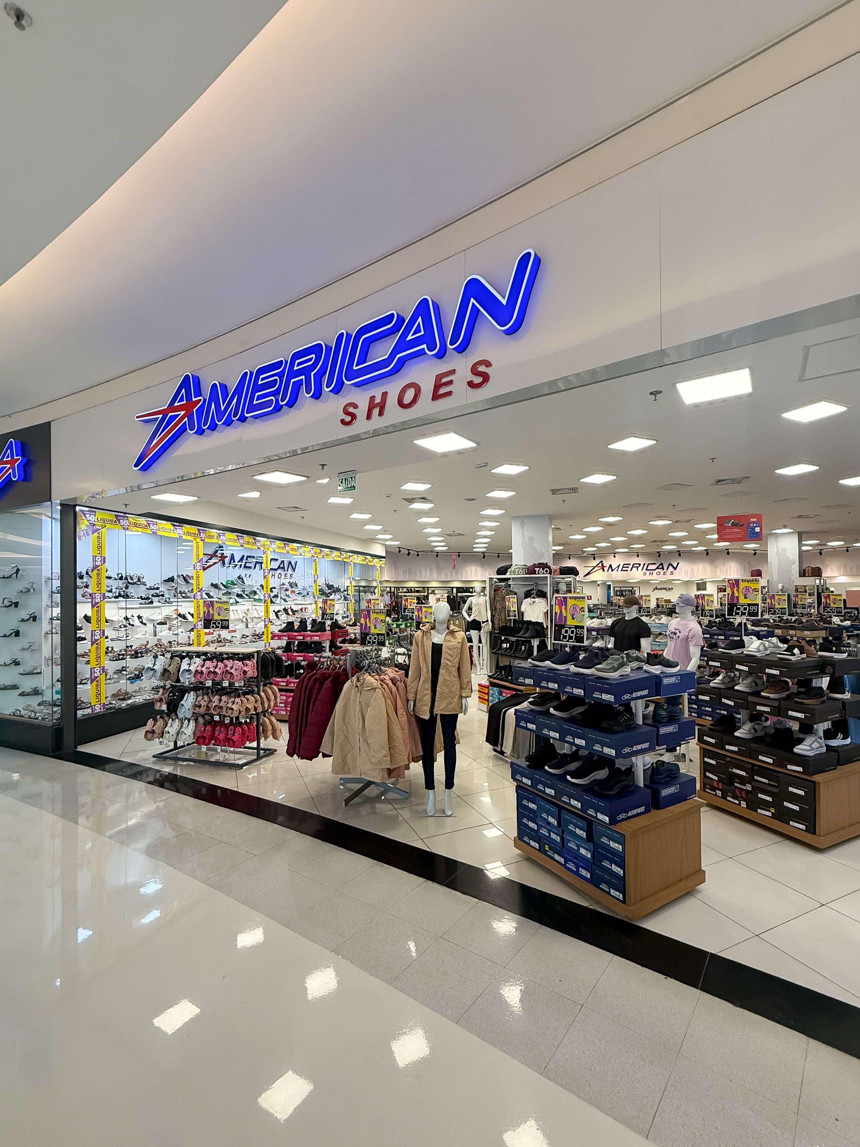 Logo da loja american shoes
