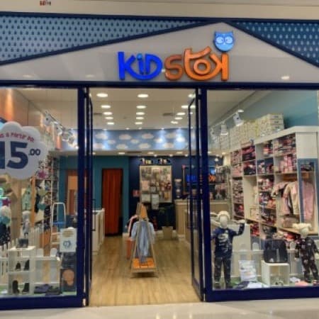 Logo da loja kid stok