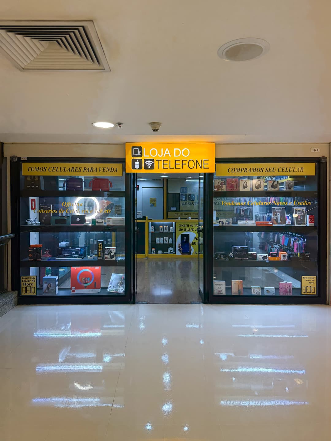 Logo da loja loja do telefone