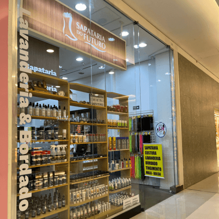 Logo da loja sapataria do futuro
